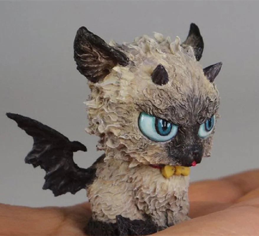 Demonic Cat Creature, Resin Model Creature Kit, Fantasy Theme, Unassembled and Unpainted