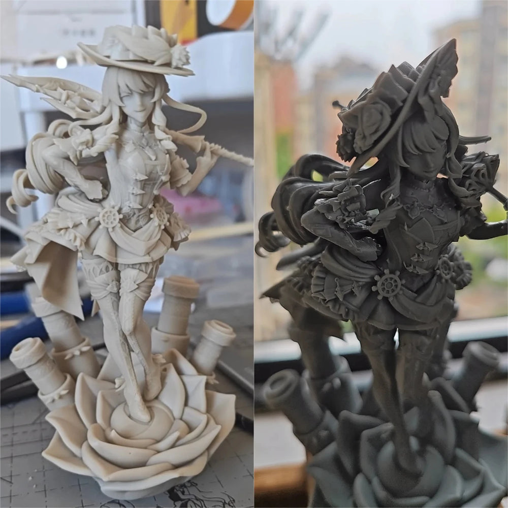 150mm Anime Navia, Resin Model Figure Kit, Anime Theme, Unassembled and Unpainted