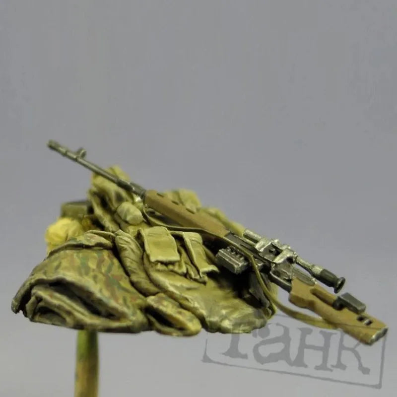 1/35 Modern Russian Sniper, Resin Model Figure Kit, Unassembled and Unpainted
