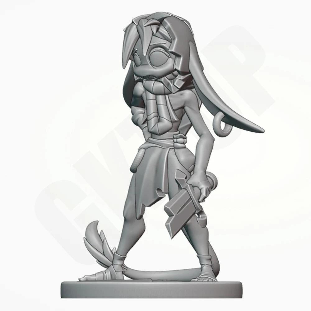 1/24 Nelachi, 6 Figures, Resin Model Figure Kit, Anime Theme, Unassembled and Unpainted