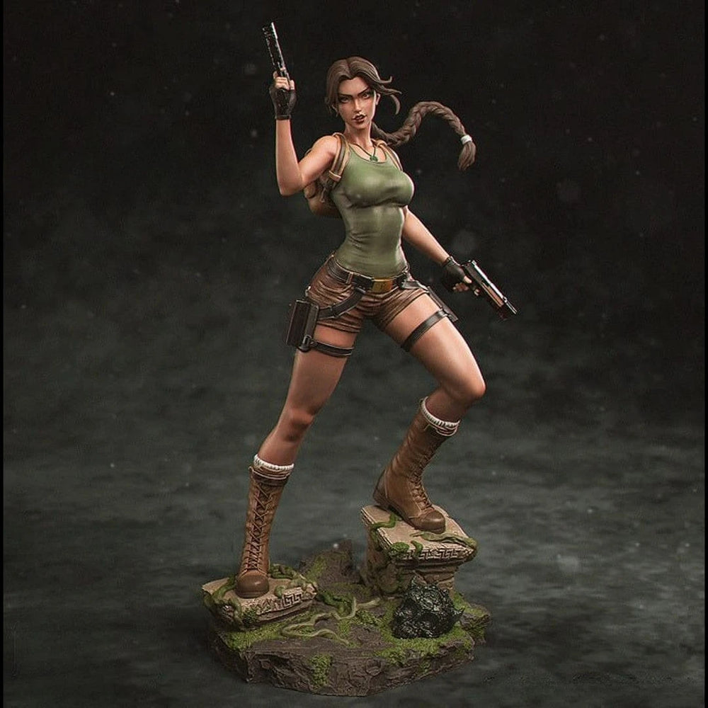 Modern Female Tactical Commando, Resin Model Figure Kit, Unassembled and Unpainted