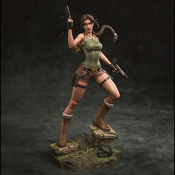Modern Female Tactical Commando, Resin Model Figure Kit, Unassembled and Unpainted