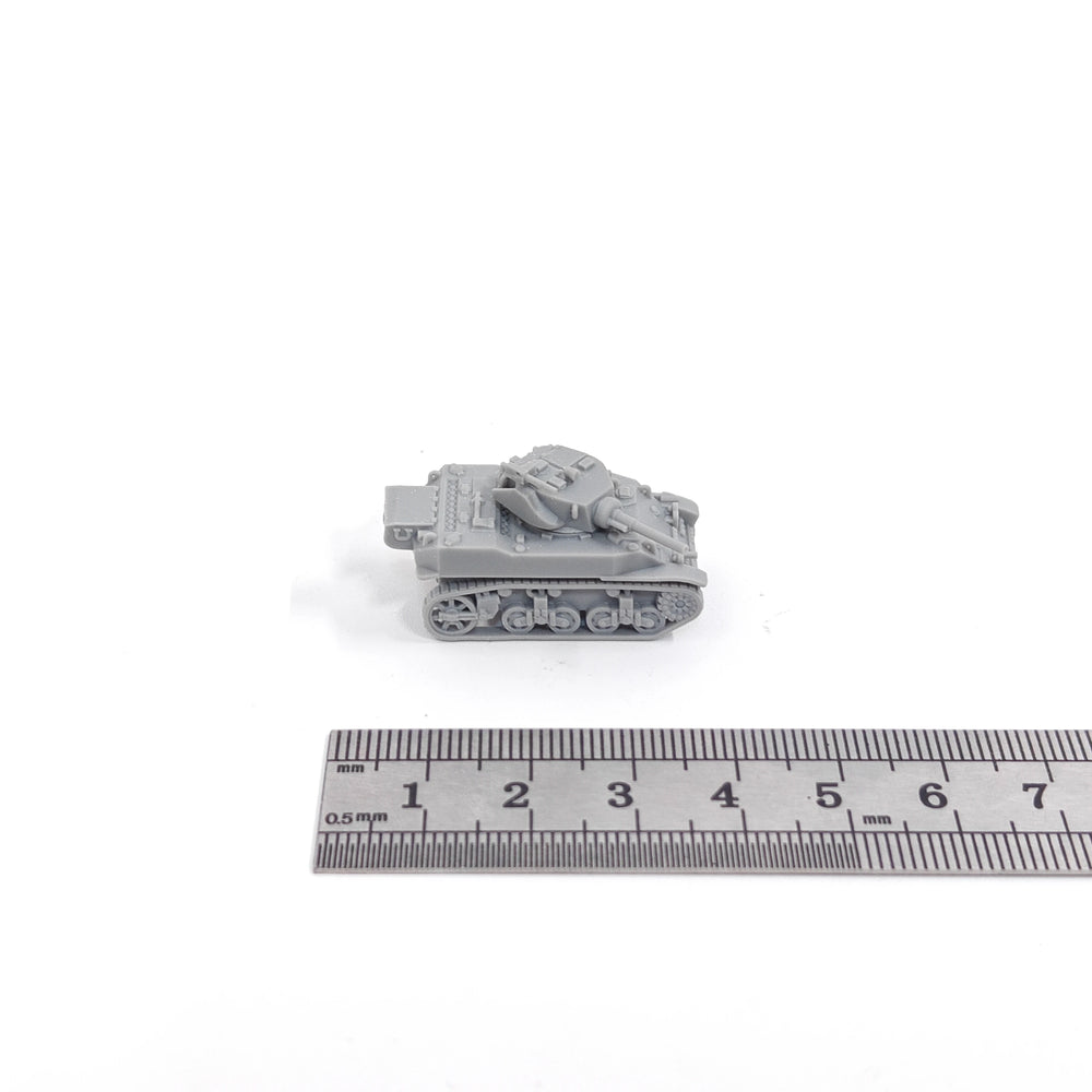 1/144 WWII American M5A1 Stuart Light Tank, Resin Model Vehicle Kit, Unassembled and Unpainted