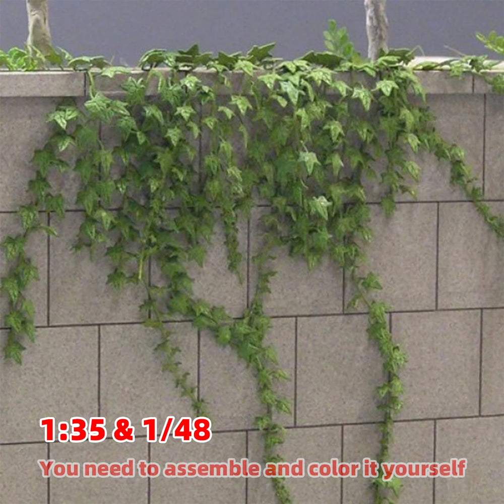 1/35 Boston Ivy & Virginia Creeper, Resin Model Terrain Kit, Wildlife Theme, Unpainted