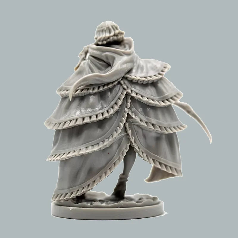 38mm Night Guardian Warrior, Resin Model Figure Kit, Fantasy Theme, Unassembled and Unpainted