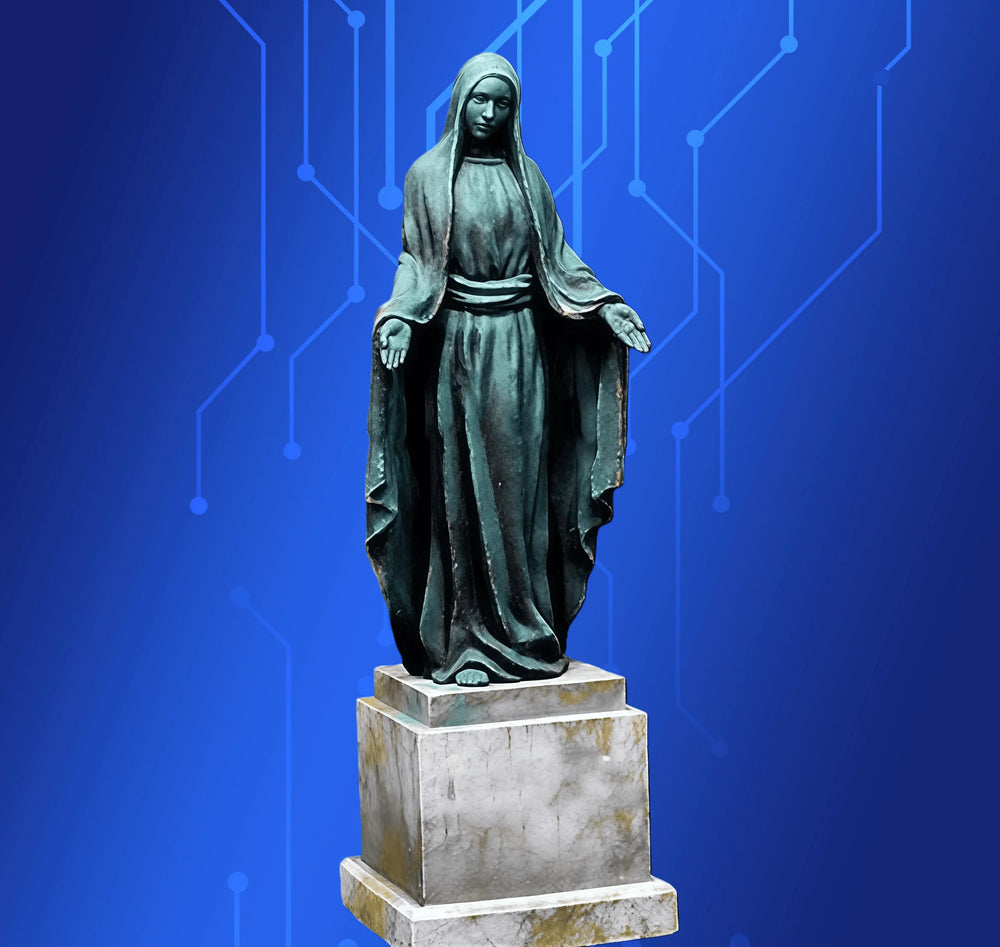 1/35 Ave Maria Statue, Resin Model Figure Kit, Mythology Theme, Unassembled and Unpainted