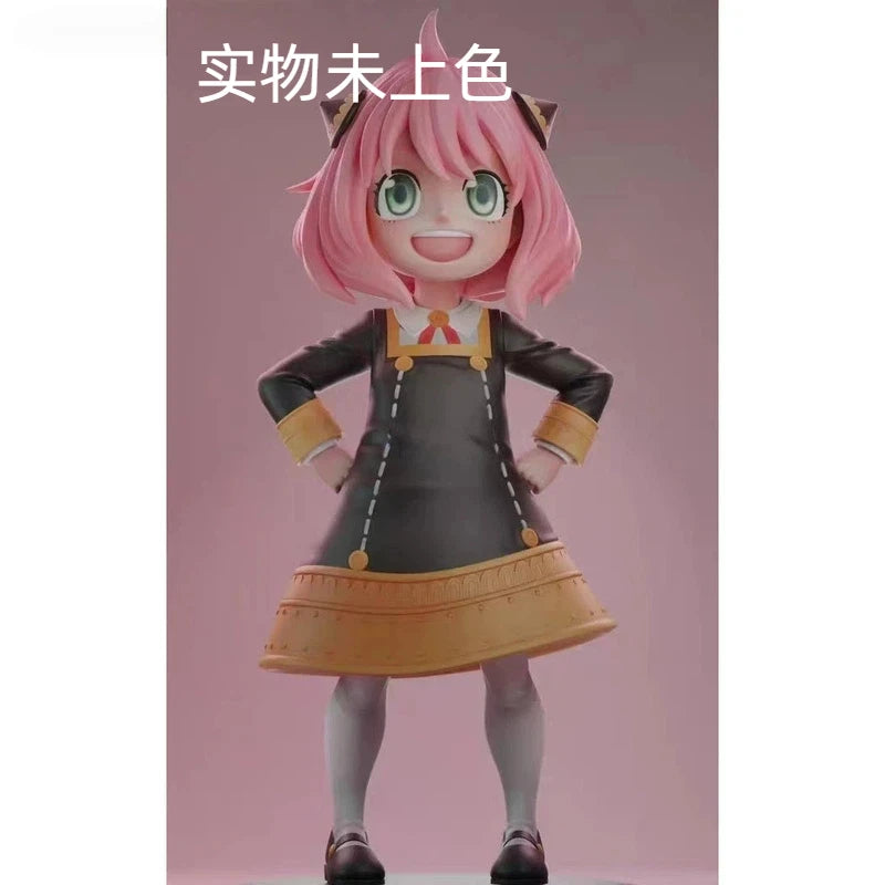 100mm Chibi Anya Demon, Resin Model Figure Kit, Anime Theme, Unassembled and Unpainted