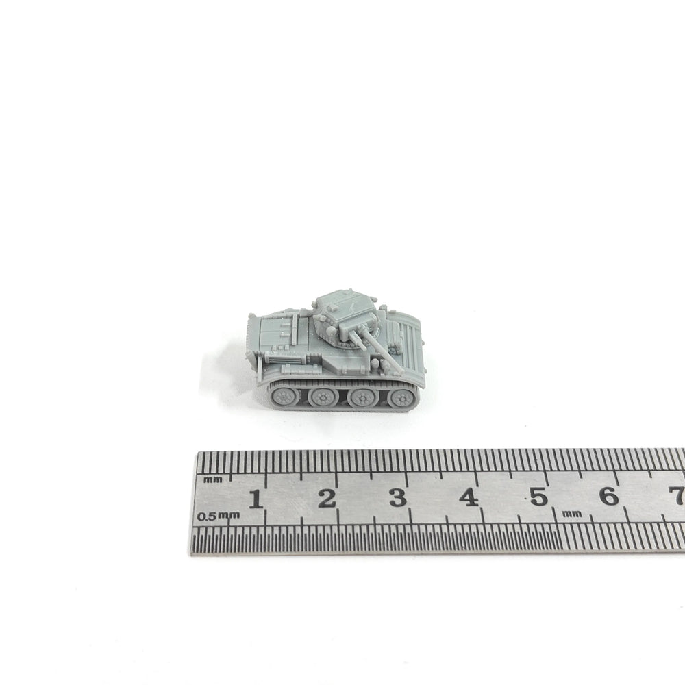 1/144 WWII British Tetrarch Light Tank, Resin Model Vehicle Kit, Unassembled and Unpainted
