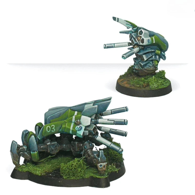 35mm Modern Sci-Fi Battle Suits and Drones, 6 Figures, Resin Model Vehicle Kit, Unassembled and Unpainted