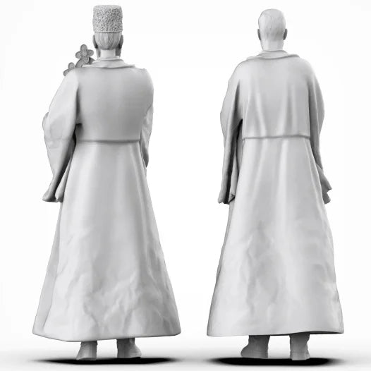 1/35 Ceremonial, 2 Figures, Resin Model Figure Kit, Fantasy Theme, Unassembled and Unpainted