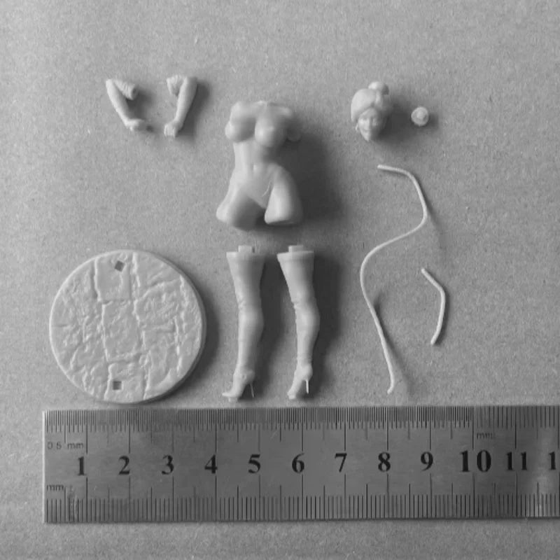 75mm Fantasy Pinup, Resin Model Figure Kit, Unassembled and Unpainted