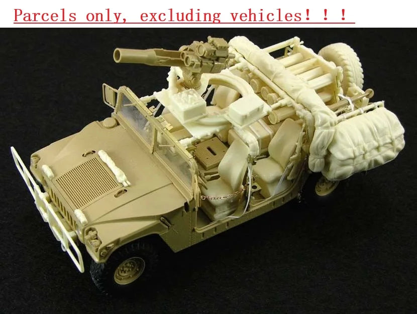 1/35 WWII Willys Jeep Stowage, Resin Model Accessory Kit, Unpainted