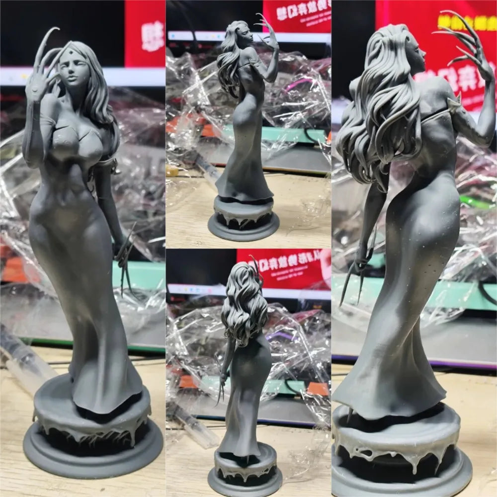 150mm Female Pin-up, Resin Model Figure Kit, Unassembled and Unpainted