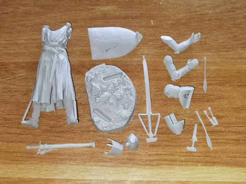 90mm Winged Female in Classical Dress, Resin Model Figure Kit, Fantasy Theme, Unassembled and Unpainted