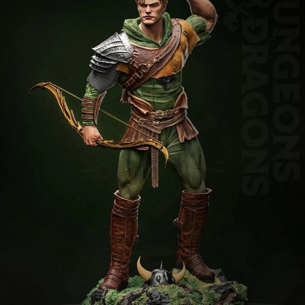 Medieval Fantasy Ranger, Resin Model Figure Kit, Unassembled and Unpainted