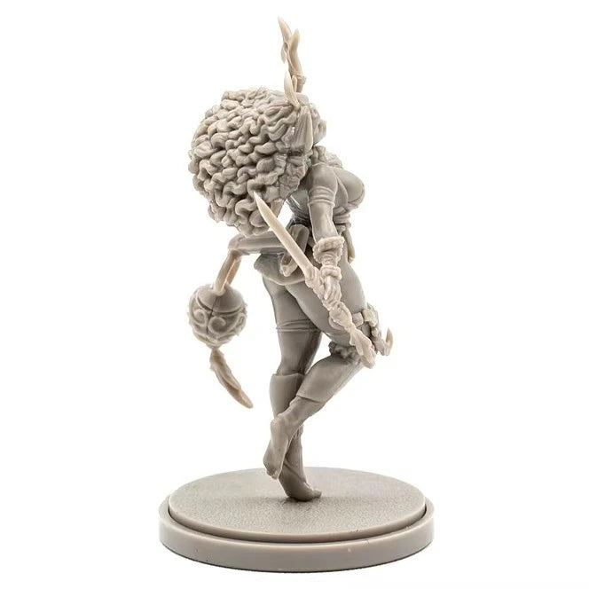 38mm Barbarian Warrior, 2 Figures, Resin Model Figure Kit, Fantasy Theme, Unassembled and Unpainted