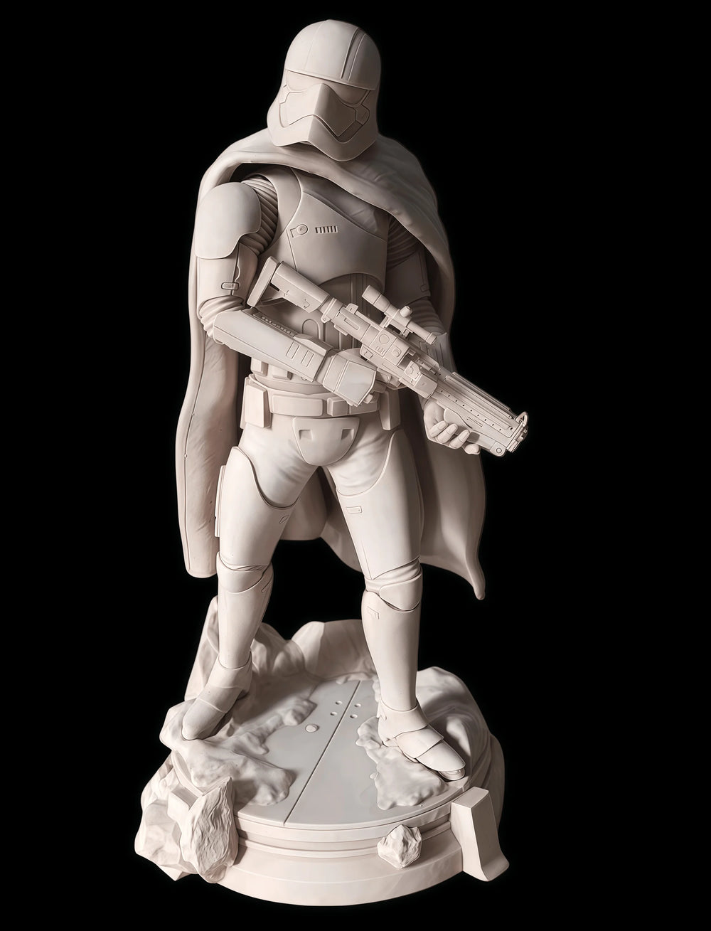 120mm Modern Sci-Fi Combat Trooper with Cape, Resin Model Figure Kit, Unassembled and Unpainted