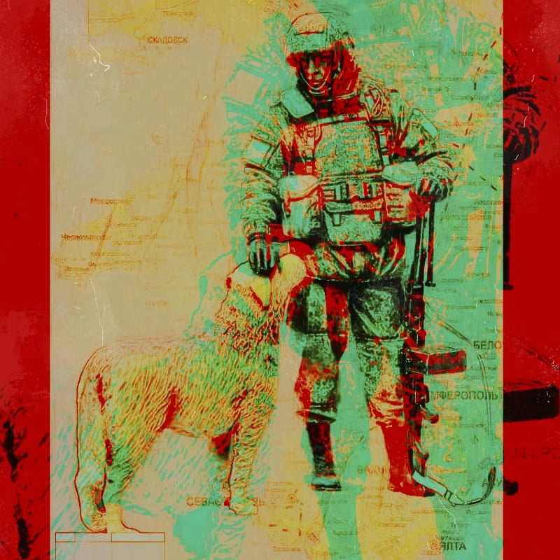 1/35 Modern Soldiers with Military Dogs, 6 Figures, Resin Model Figure Kit, Unassembled and Unpainted