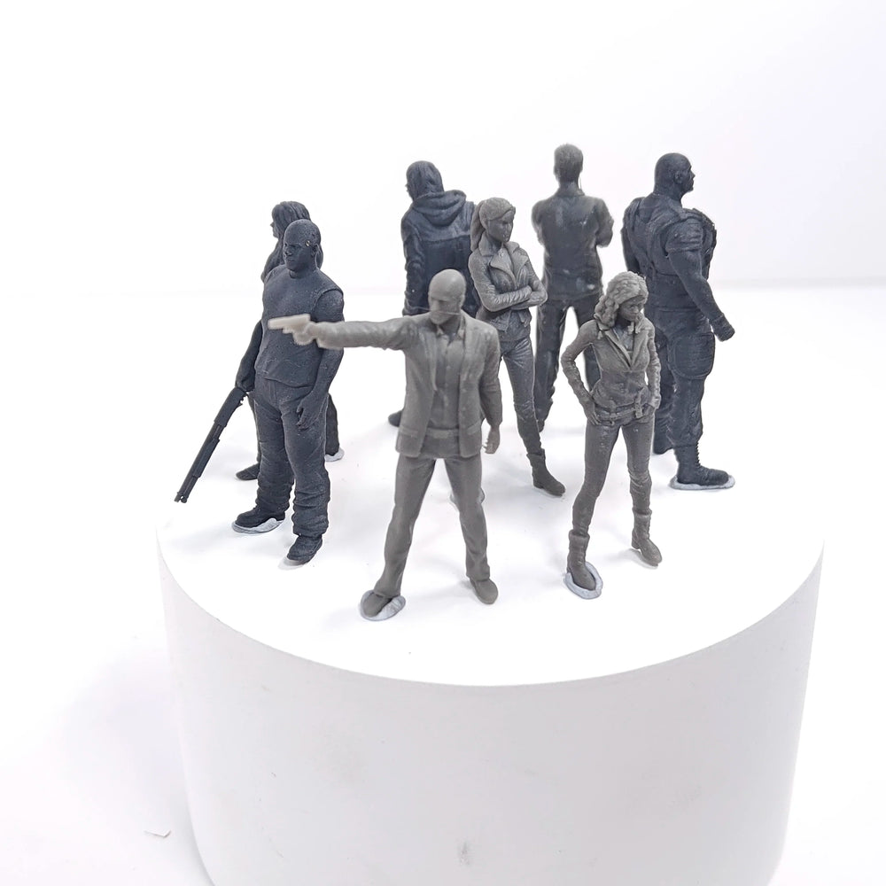 1/35 Modern Tactical Military, 8 Figures, Resin Model Figure Kit, Unassembled and Unpainted
