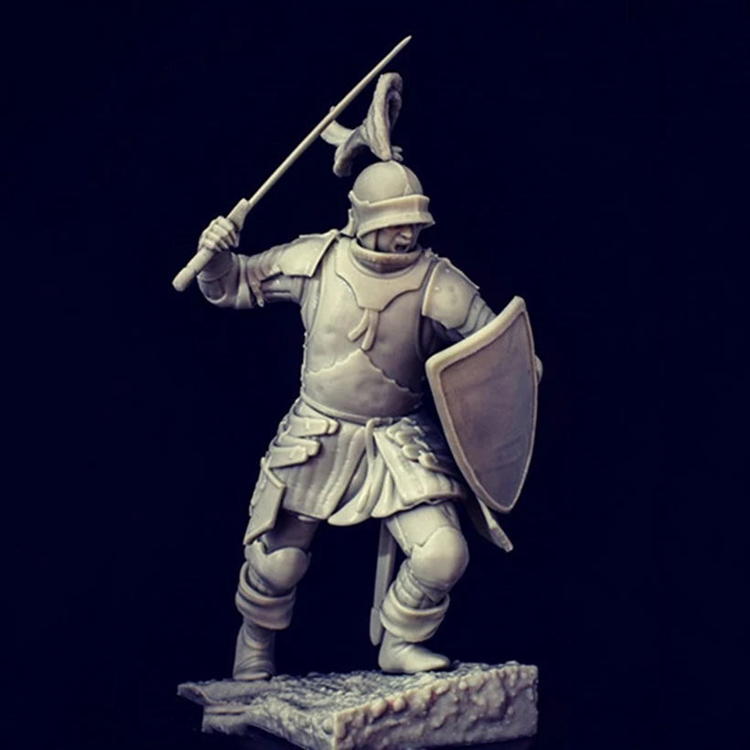 1/24 Medieval Polish Knight Officer, Resin Model Figure Kit, Unassembled and Unpainted