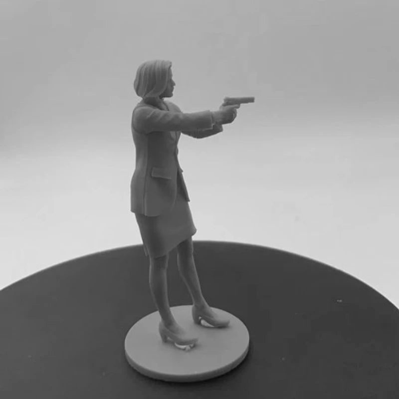 75mm X-Files Dana Scully, Resin Model Figure Kit, Unassembled and Unpainted