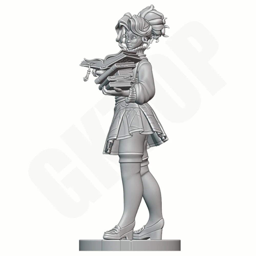 1/24 Belle Fashion Singer, Resin Model Figure Kit, Anime Theme, Unassembled and Unpainted