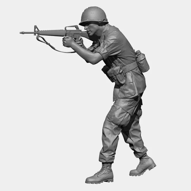 1/35 WWI Soldier Variants, 3 Figures, Resin Model Figure Kit, Unassembled and Unpainted