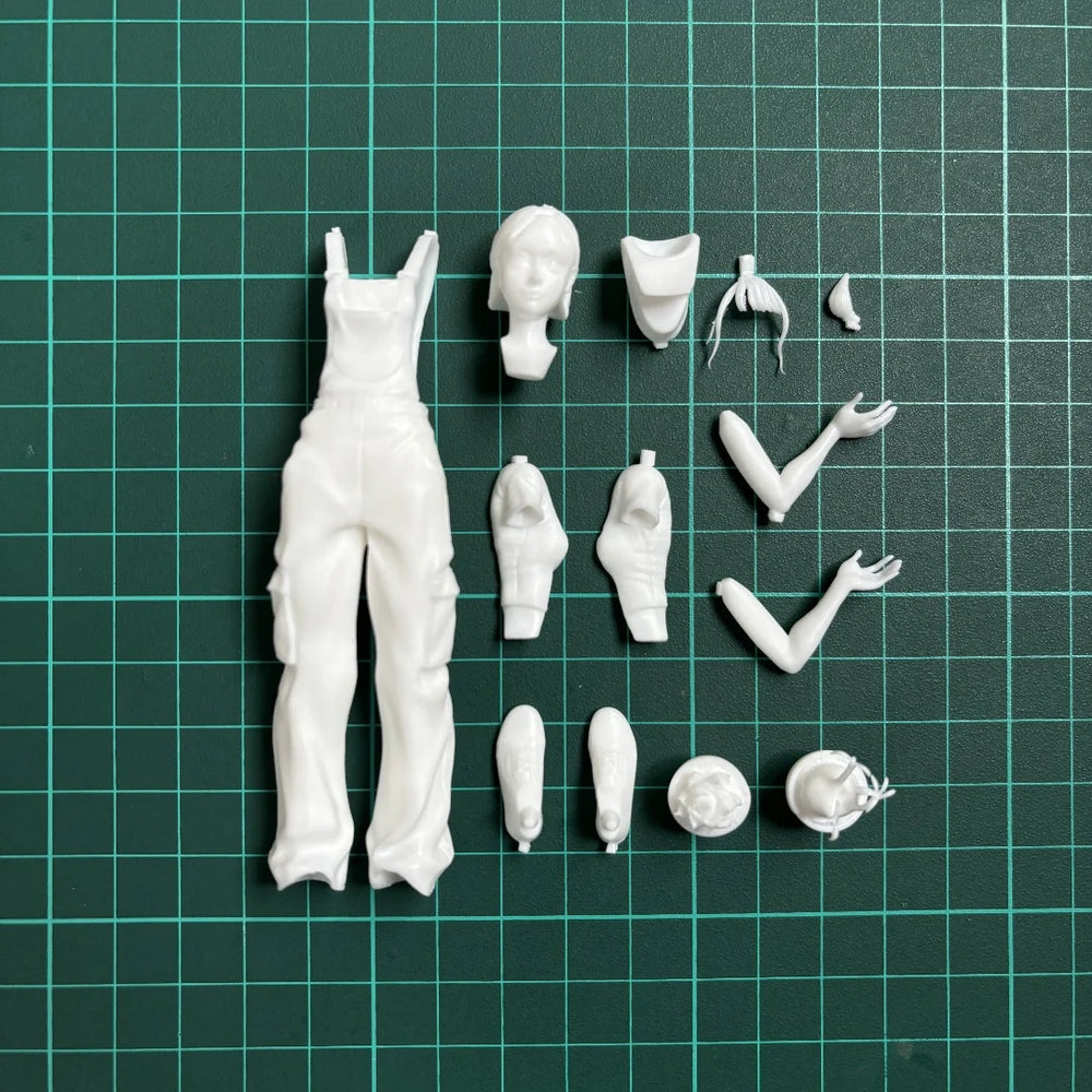 1/12 Modern Woman Botanical Garden, Resin Model Figure Kit, Unassembled and Unpainted