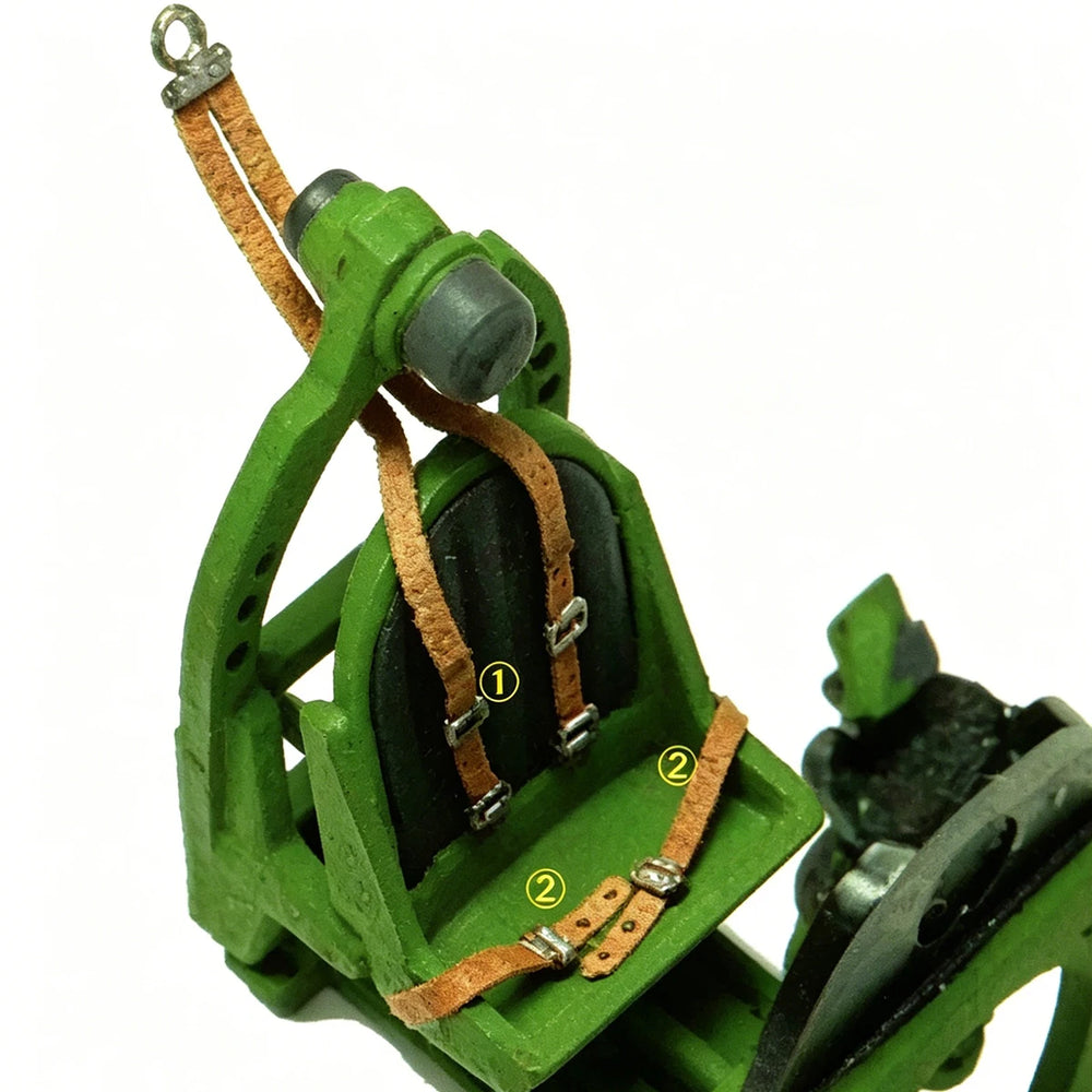 1/32 WWII British Aircraft Pilot Seat, Resin Model Accessory Kit, Unpainted