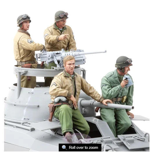 1/16 WWII US Anti-Aircraft Gun Crew, Resin Model Figure Kit, Anime Theme, Unassembled and Unpainted