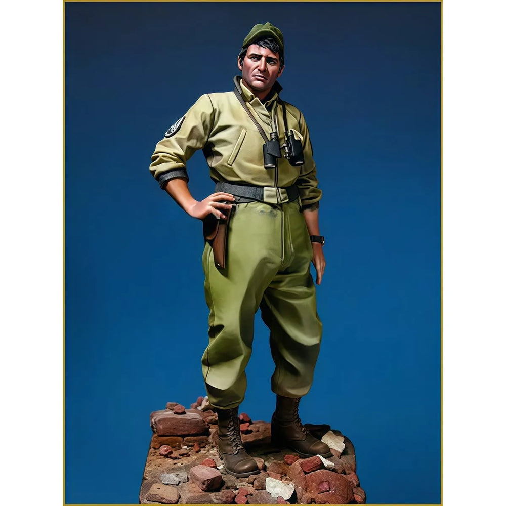 1/18 WWII American Soldier, Resin Model Figure Kit, Unassembled and Unpainted