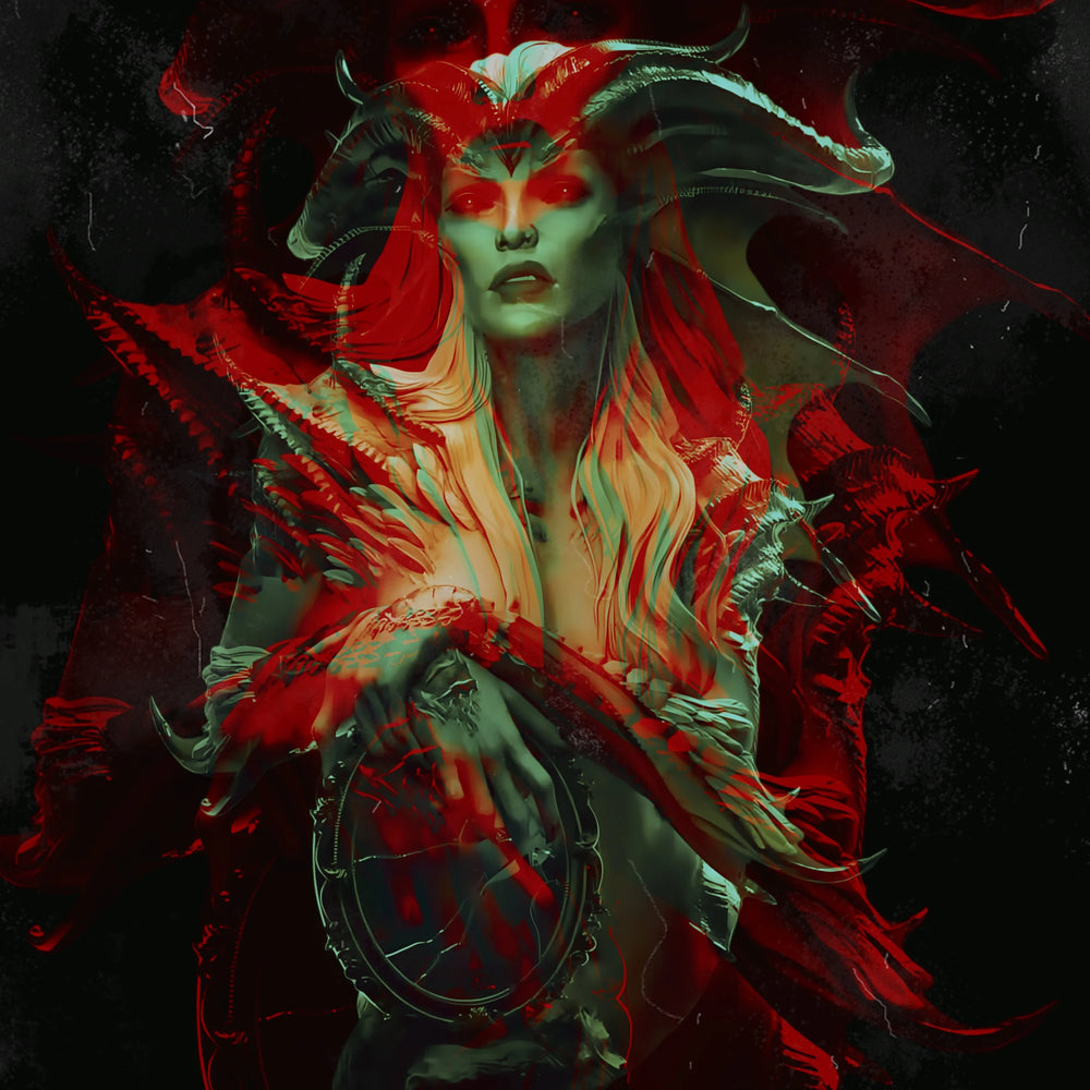 1/10 Norse Sea Witch, Resin Model Bust Kit, Fantasy Theme, Unassembled and Unpainted