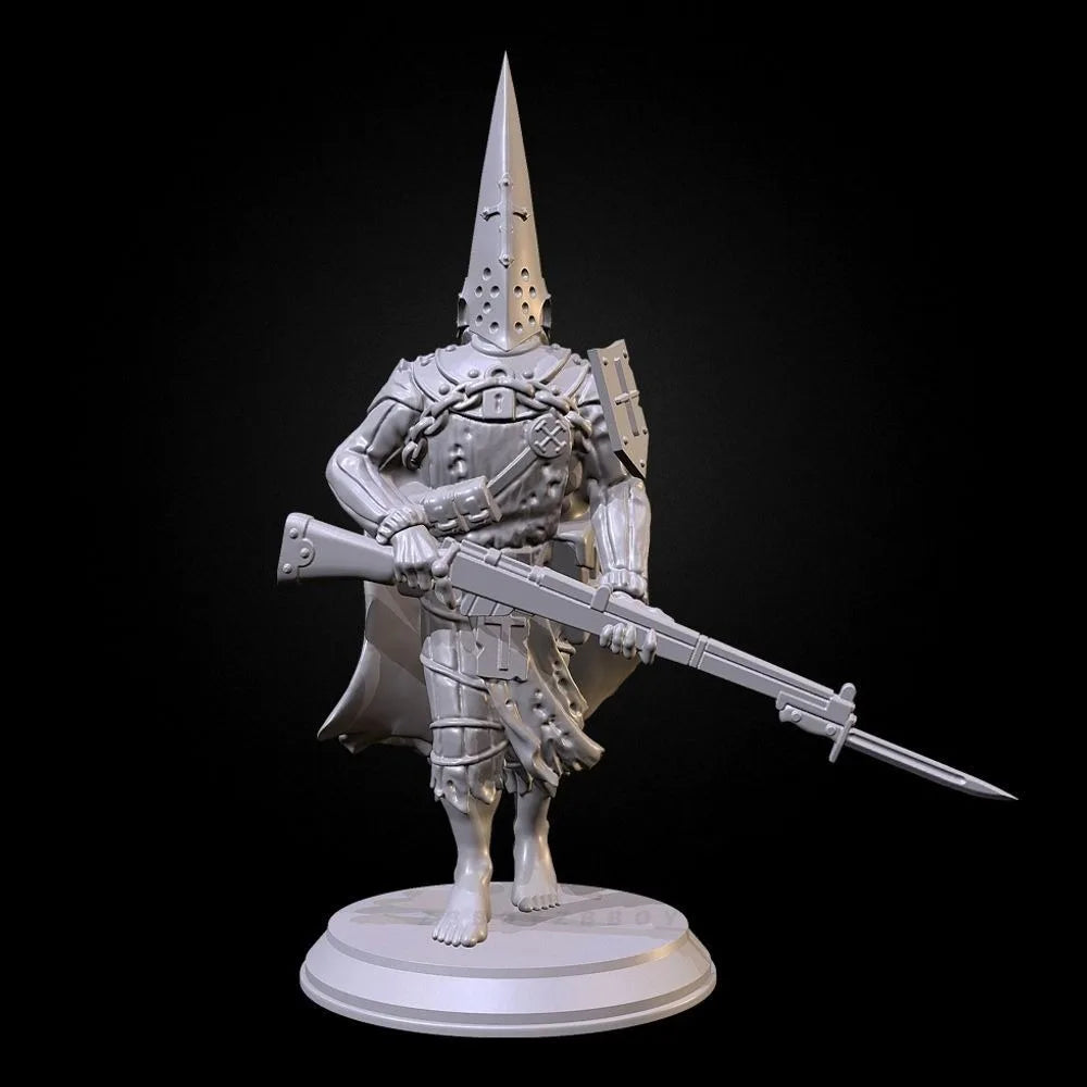 50mm Female Warriors, 6 Figures, Resin Model Figure Kit, Sci-Fi Theme, Unassembled and Unpainted