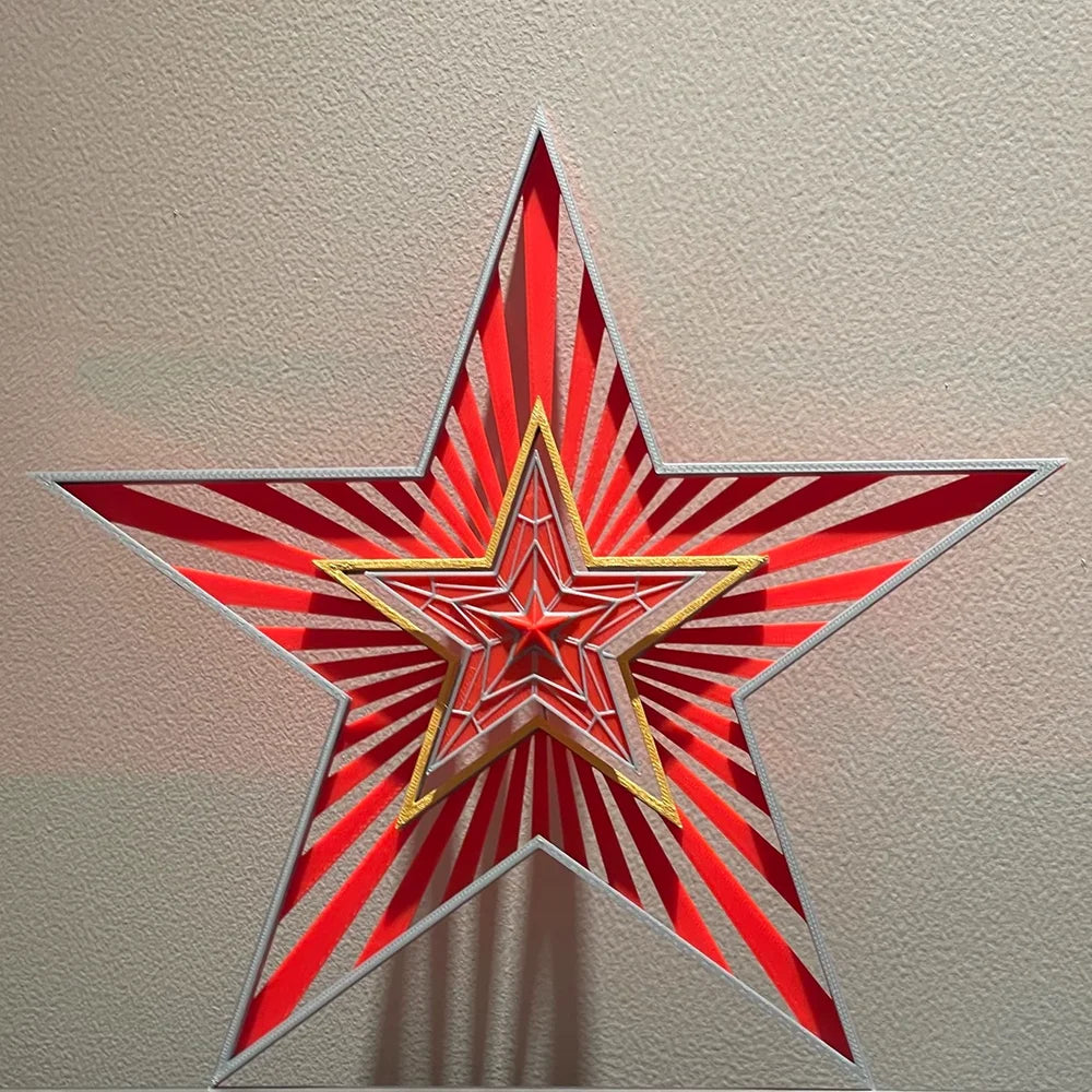 235mm Cold War Soviet Red Star, Resin Model Accessory Kit, Unpainted