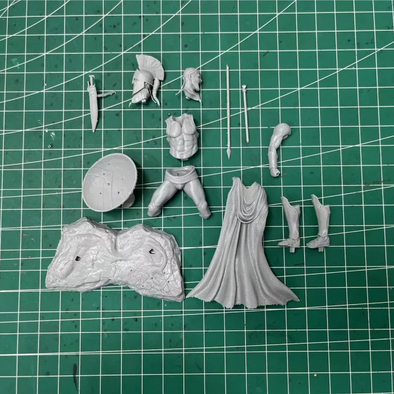 1/24 Ancient Spartan King, Resin Model Figure Kit, Unassembled and Unpainted