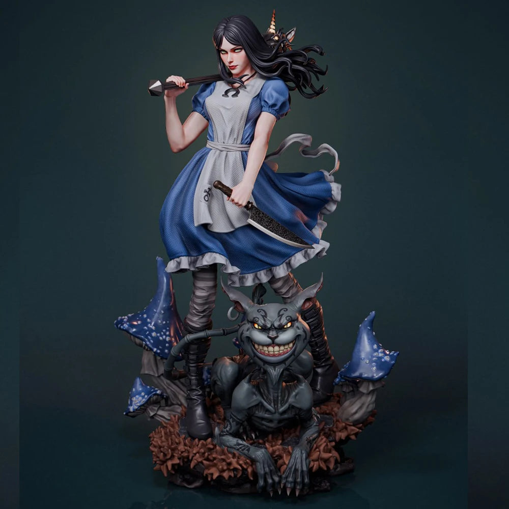 1/24 Gothic Alice, Resin Model Figure Kit, Fantasy Theme, Unassembled and Unpainted
