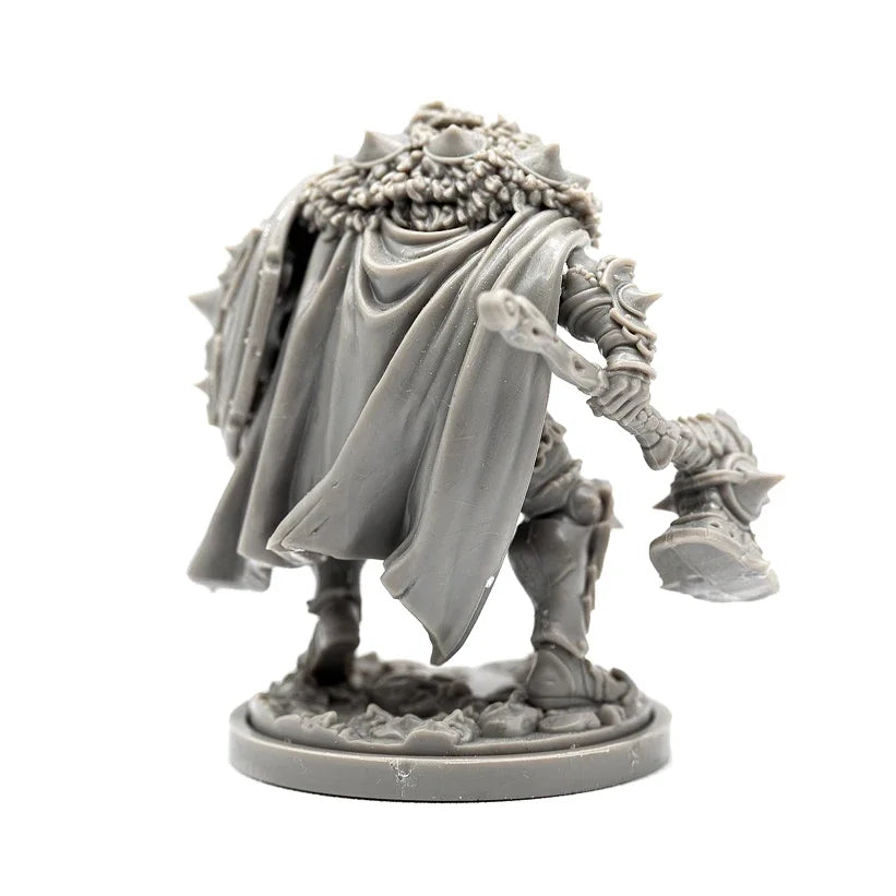 35mm Warrior with Ornate Armor, Resin Model Figure Kit, Fantasy Theme, Unassembled and Unpainted