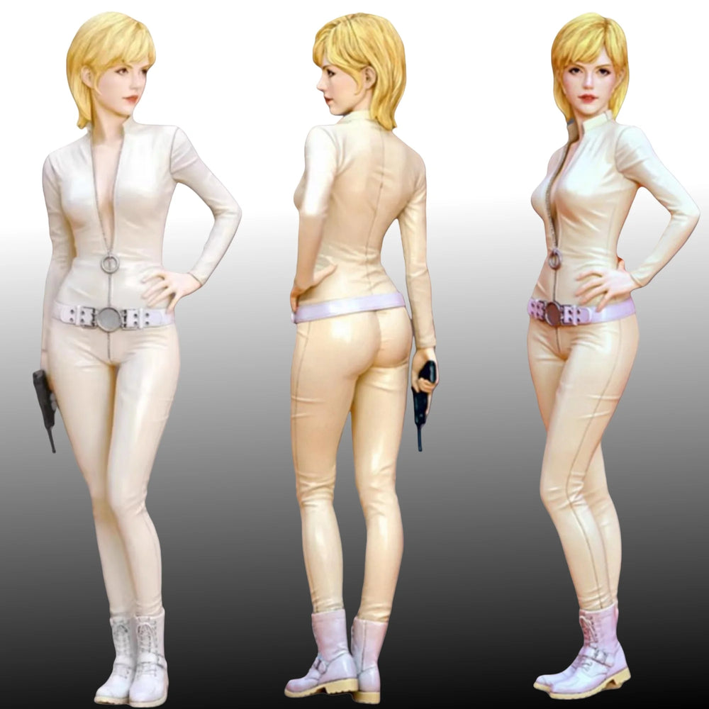 1/12 Modern Blonde Tactical Operator with Holster, Resin Model Figure Kit, Unassembled and Unpainted