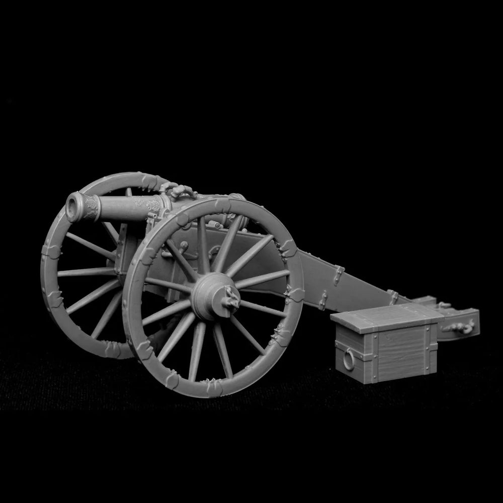 1/24 Napoleonic Swedish Three-Pounder, Resin Model Vehicle Kit, Unassembled and Unpainted