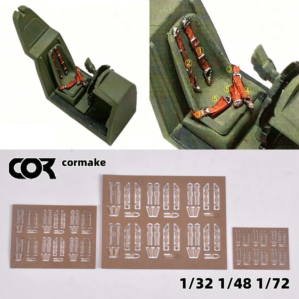 1/32 WWII German Aircraft Pilot Seat, Resin Model Accessory Kit, Unpainted