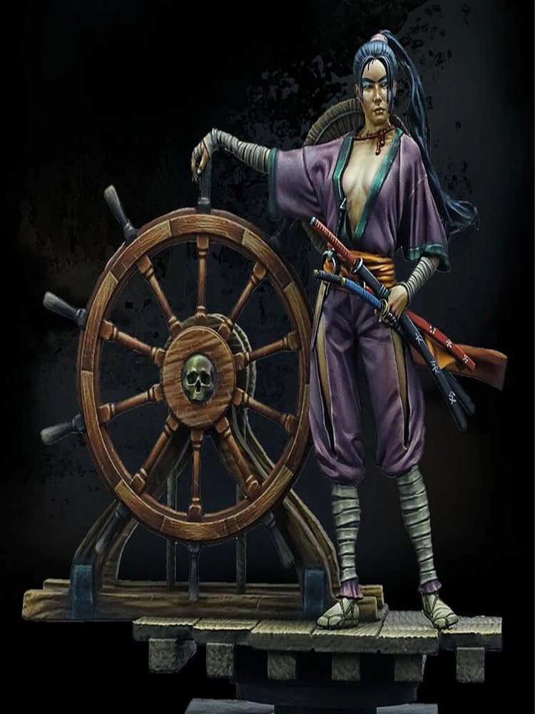 1/24 Ancient Maritime Warrior, Resin Model Figure Kit, Unassembled and Unpainted