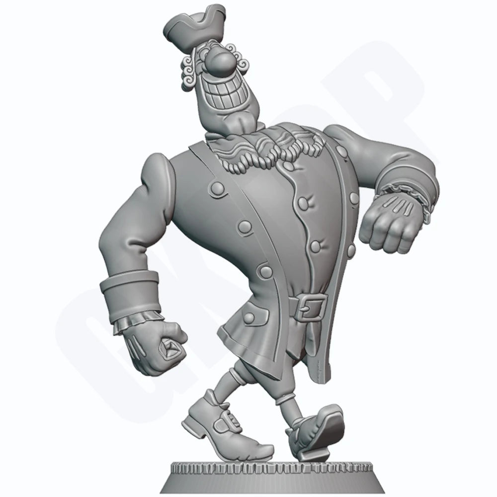 55mm Dr. Livesey, Resin Model Figure Kit, Fantasy Theme, Unassembled and Unpainted