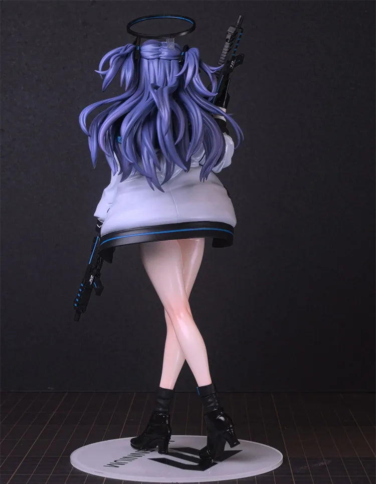 1/7 Hayase Yuuka from Blue Archive, Resin Model Figure Kit, Anime Theme, Unassembled and Unpainted