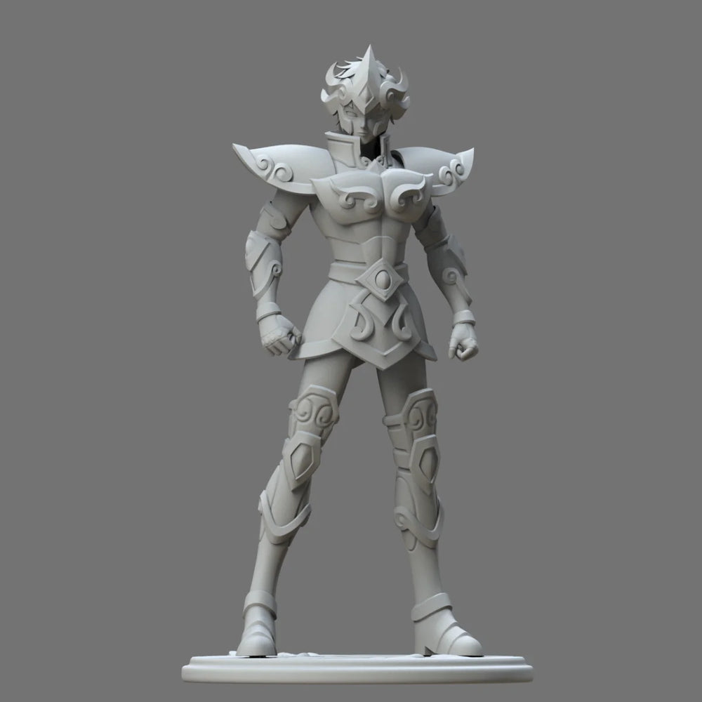90mm Zodiac Armored Warriors, 12 Figures, Resin Model Figure Kit, Fantasy Theme, Unassembled and Unpainted