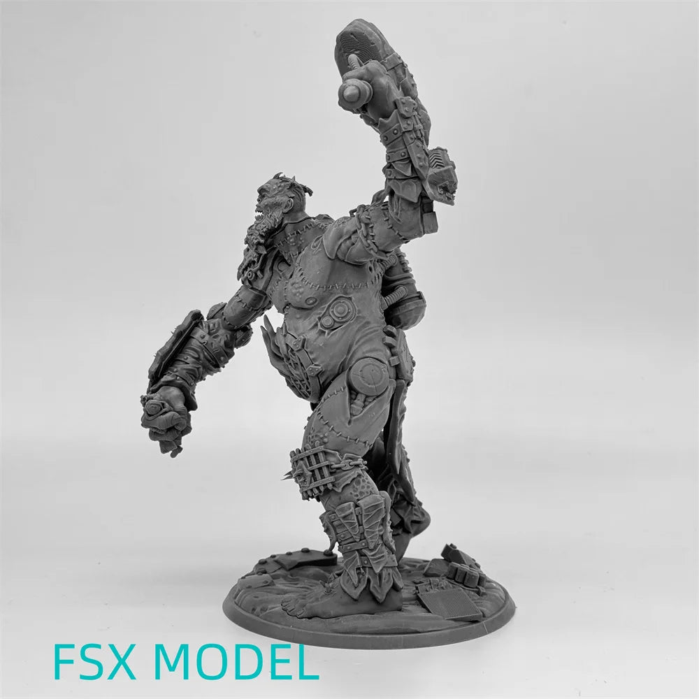 Corrupted Fantasy Warrior, Resin Model Figure Kit, Fantasy Theme, Unassembled and Unpainted