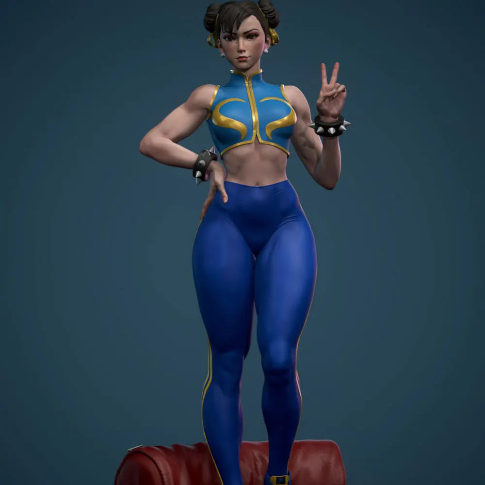 1/24 Fantasy Combat Female, Resin Model Figure Kit, Unassembled and Unpainted