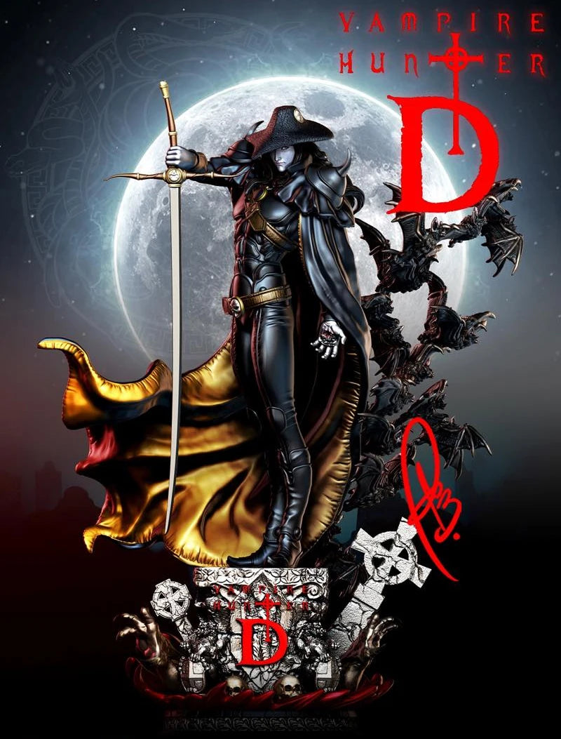 1/24 Vampire Hunter D, Resin Model Figure Kit, Fantasy Theme, Unassembled and Unpainted