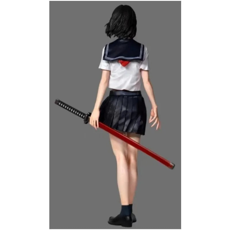 1/8 Schoolgirl Warrior, Resin Model Figure Kit, Anime Theme, Unassembled and Unpainted