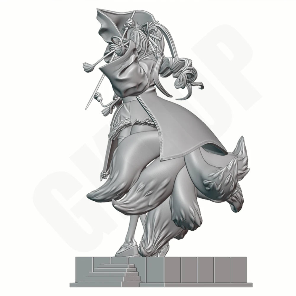 1/24 Pin-up Office Lady, Resin Model Figure Kit, Unassembled and Unpainted