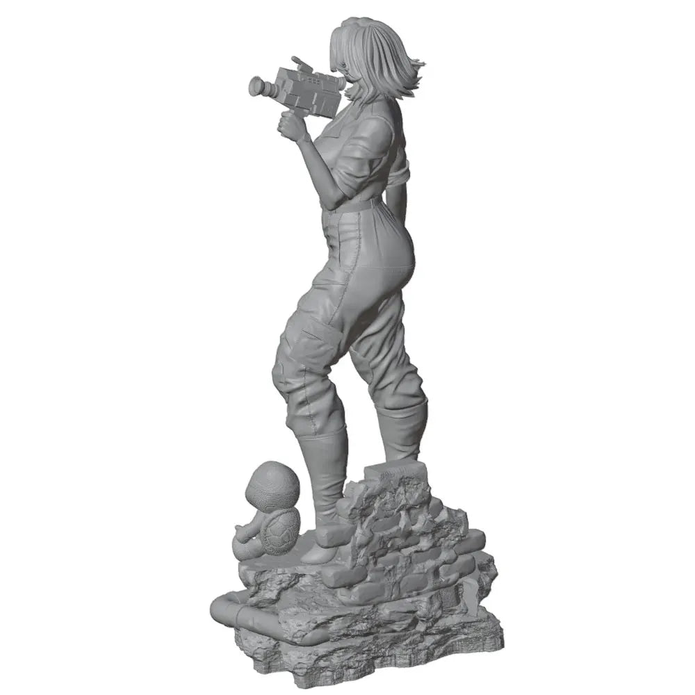 1/24 Female in Bodysuit, Resin Model Figure Kit, Unassembled and Unpainted